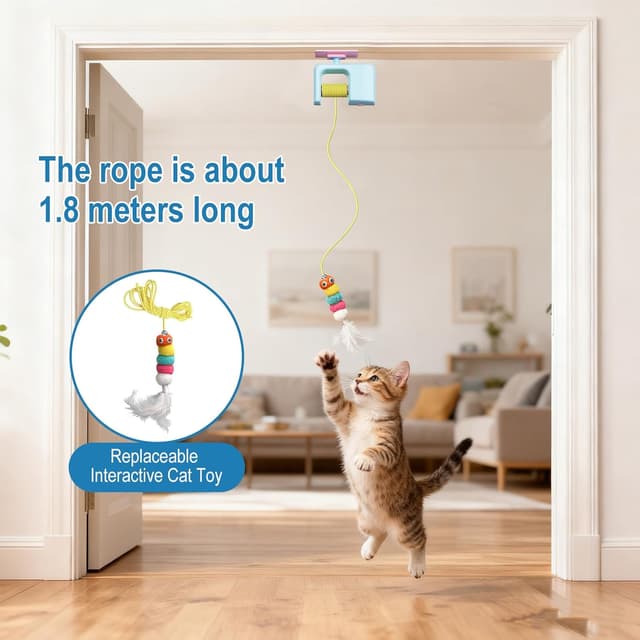 Thumbnail 2 de MewZoo Interactive Cat Toy for Indoor Cats