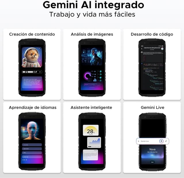 Thumbnail 6 de DOOGEE Fire 3 Ultra 🛡️ Móvil Rugerizado 5.5" IP68, 24GB/256GB