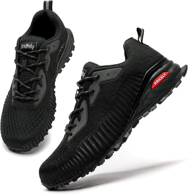 Detalle 2 de Kricely Men’s Trail Running Shoes for Walking, Hiking & Cross Training