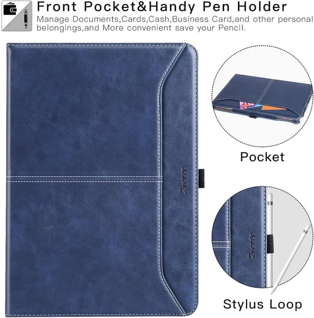 Detalle 1 de iPad leather folio case A2602 A2603