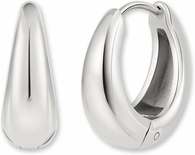 Thumbnail 6 de Orecchini a cerchio in acciaio inox da donna: mini 18 mm impermeabili e anallergici (oro 18K, oro rosa o argento)