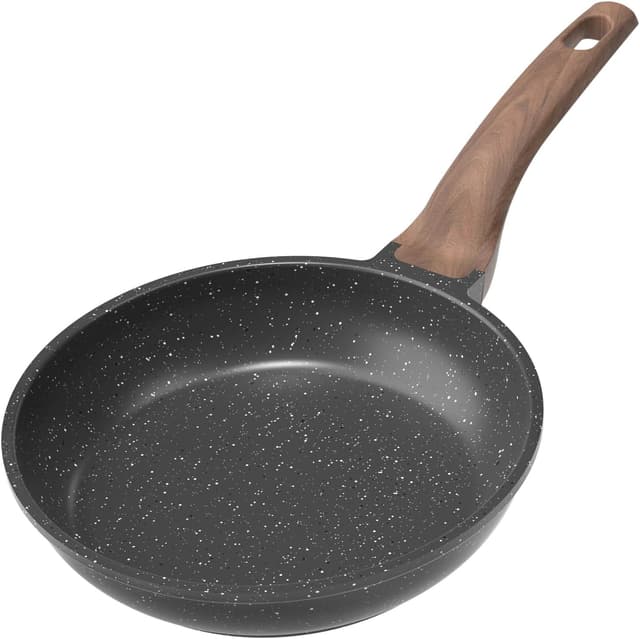 Detalle de Poêle antiadhésive YASHE 20 cm revêtement granit, compatible induction