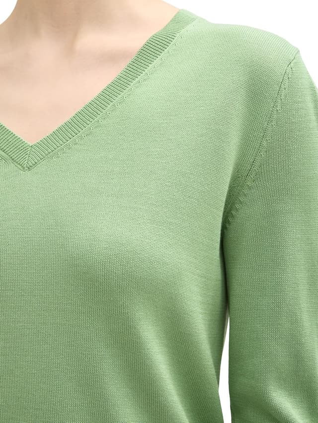 Detalle de TOM TAILOR Pullover da donna 1046521, maglione a maniche lunghe
