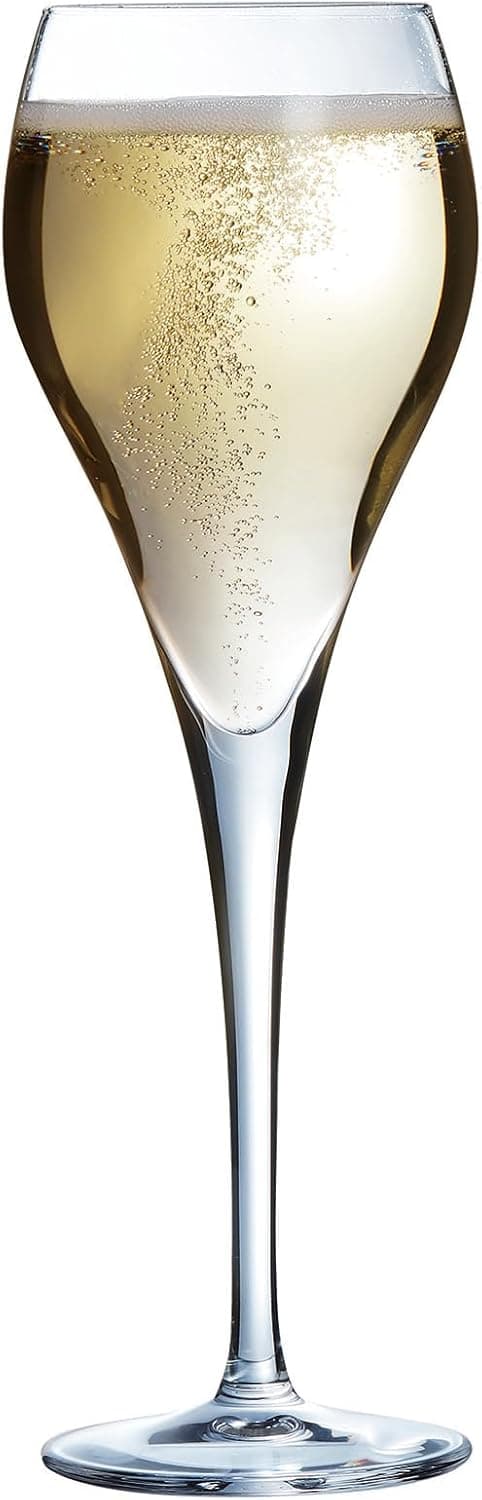 Detalle de Arcoroc Collection Brio : lot de 6 flûtes à Champagne en verre ultra transparent (16 cl)
