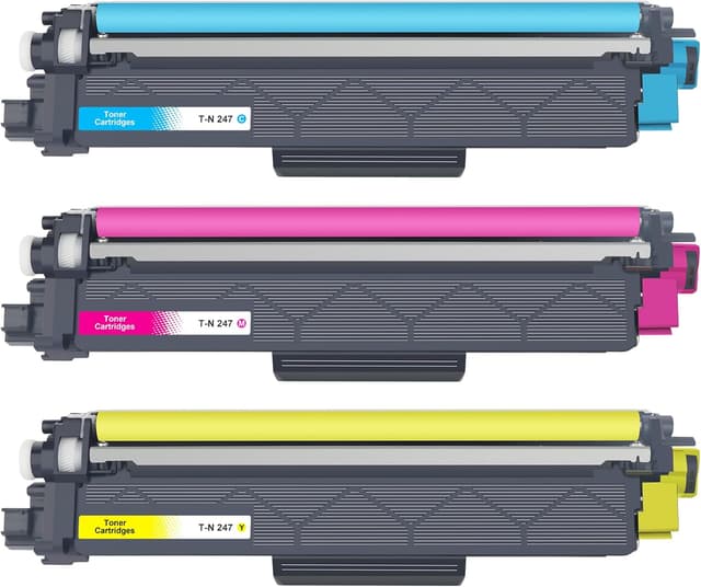 Detalle de Jhaan TN-243CMYK / TN-247 kompatibler Toner 3er-Pack für Brother (TN243CMY/TN247C/TN247M/TN247Y)