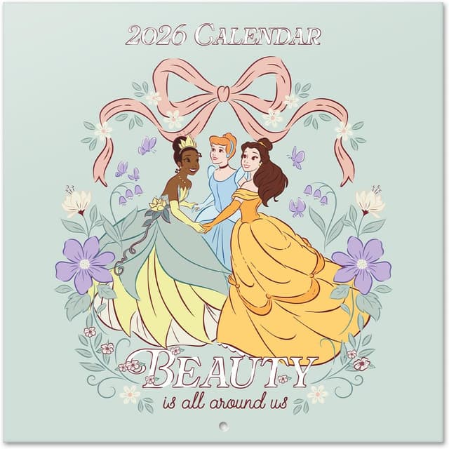 Imagen de Grupo Erik Calendario 2026 Principesse Disney 30x30 cm en OfertitasTOP