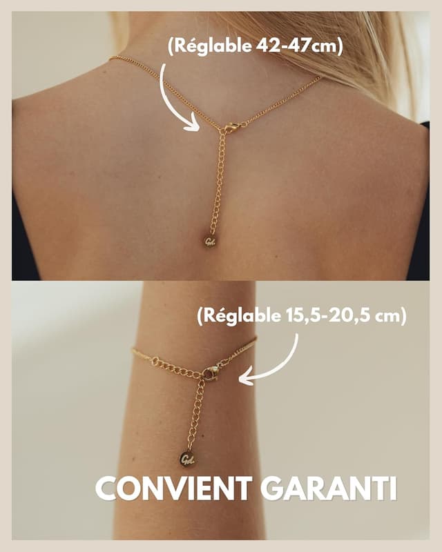 Thumbnail 3 de GD GOOD.designs Parure cœur réglable 42–47 cm