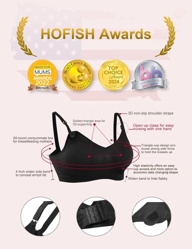 Detalle 2 de Nursing bra 3 pack for full bust