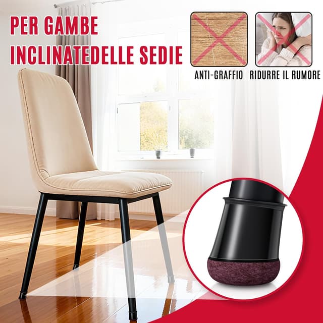 Detalle de OCONDA Gommini per sedie 24 pezzi