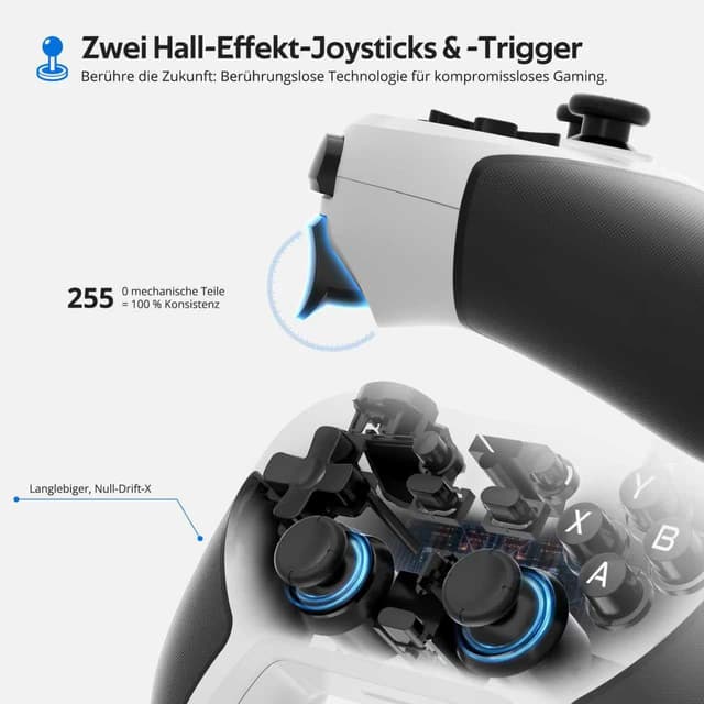 Thumbnail 5 de abxylute C5P kabelloser Gaming-Controller 2,4 GHz