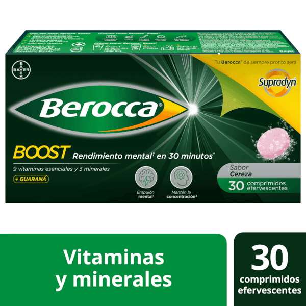 Detalle 2 de Berocca Performance 60 comprimidos (30+30) 💊