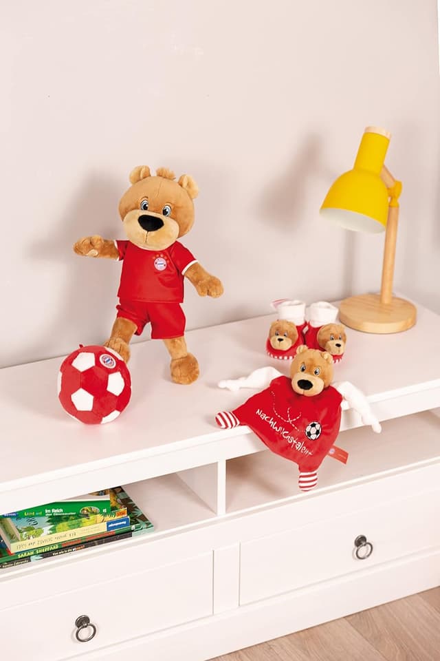 Thumbnail 6 de NICI Doudou Berni FC Bayern 25x25cm Rouge