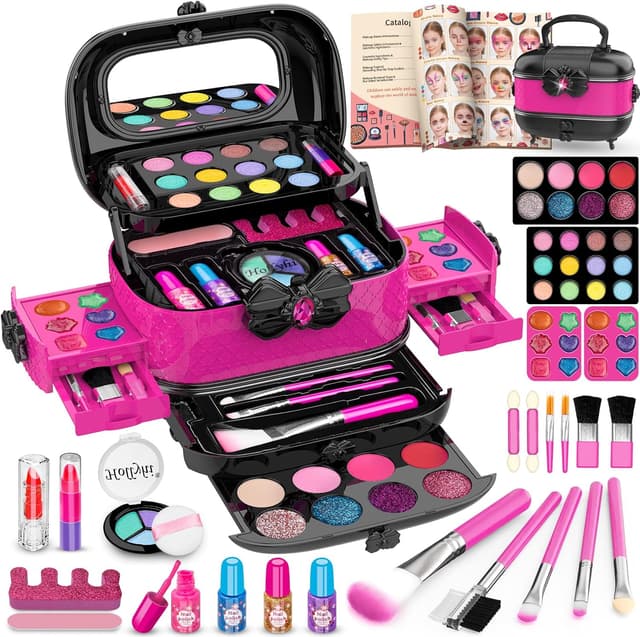 Imagen de Hollyhi 58 Pcs Kids Makeup Kit ๐ en OfertitasTOP