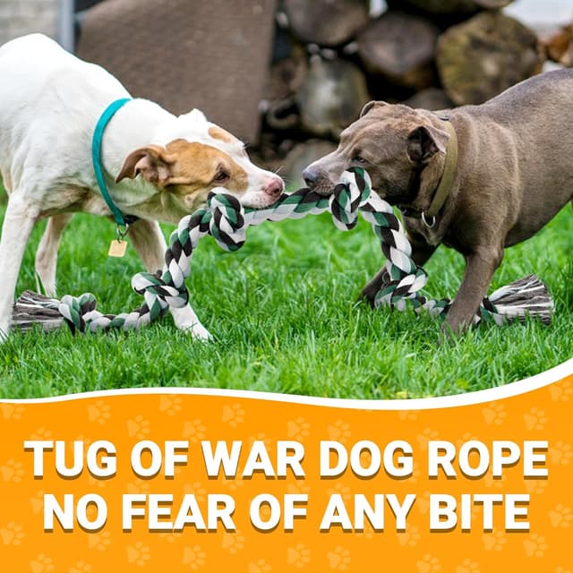 Thumbnail 6 de Ycozy XXL Hundespielzeug Unzerstörbar aus Seil (100 cm) mit 6 Knoten