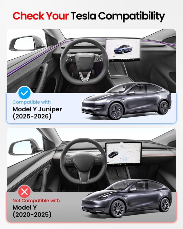 Thumbnail 6 de REEVAA 2025 Tesla Model Y Sunshade Roof 2PCS