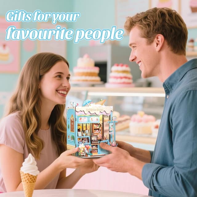 Thumbnail 6 de CUTEBEE Book Nook Kit Casa Delle Bambole 3D