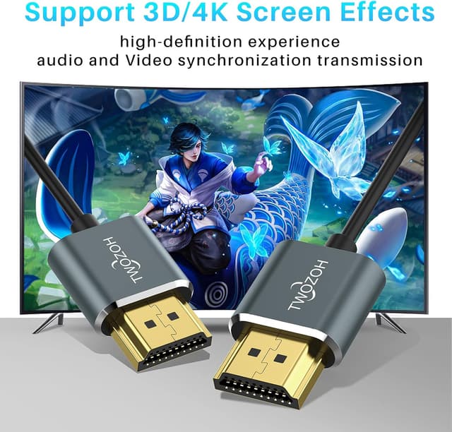 Thumbnail 2 de Twozoh HDMI Ultra Delgado 0,3 m