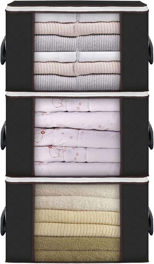 Thumbnail 6 de 90L Storage Bins, 6-Pack Closet Organizers