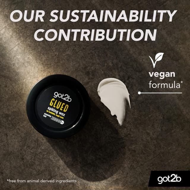 Detalle de got2b Glued Spiking Wax – Schwarzkopf, Spiking Wax mit Ultrafixierung (75 ml)