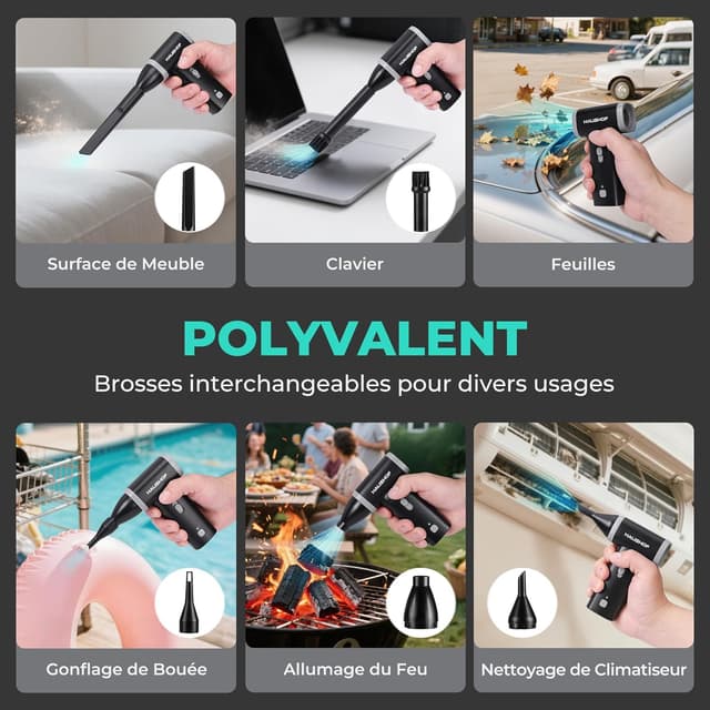 Thumbnail 6 de HAUSHOF Souffleur 8V portable