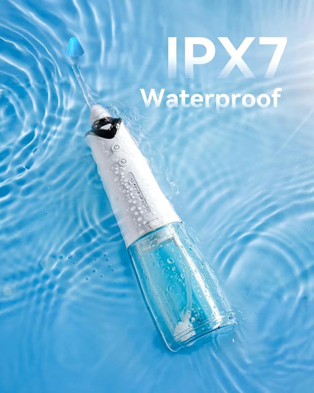 Detalle de Nasal Irrigation System Cordless Nasal Rinsing Machine (Electric Neti Pot) with 3 Tips and 5 Pressure Modes