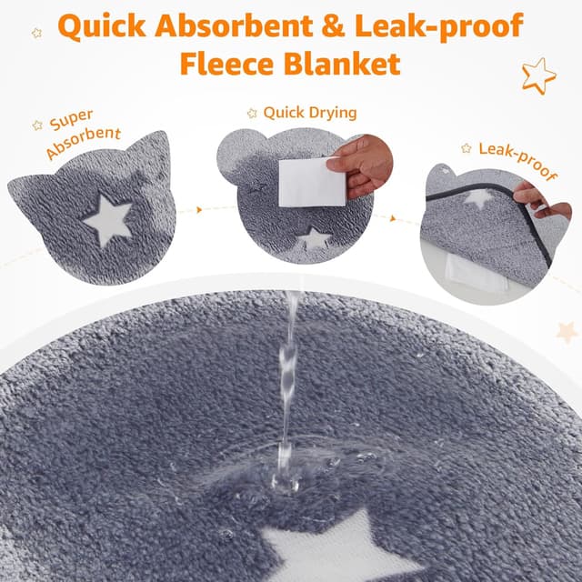 Thumbnail 3 de PICK FOR LIFE 40 x 60 cm fleece guinea pig liner 🐹