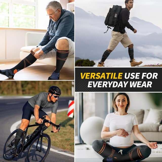 Thumbnail 6 de CAMBIVO Calze Compressione Graduata 15-20 mmHg