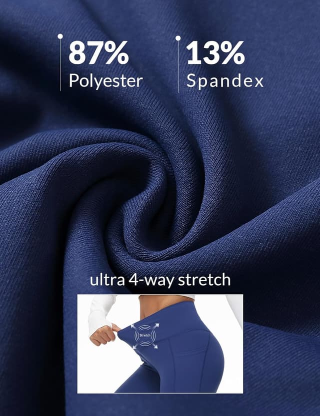 Thumbnail 4 de baleaf V Crossover Flare Leggings with Pockets