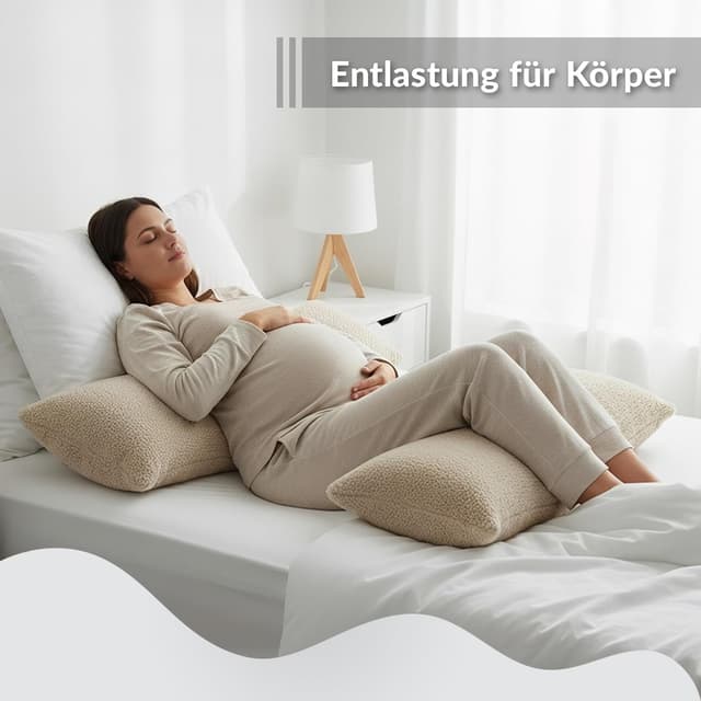 Detalle de Oreiller de grossesse Bouclé 145 cm