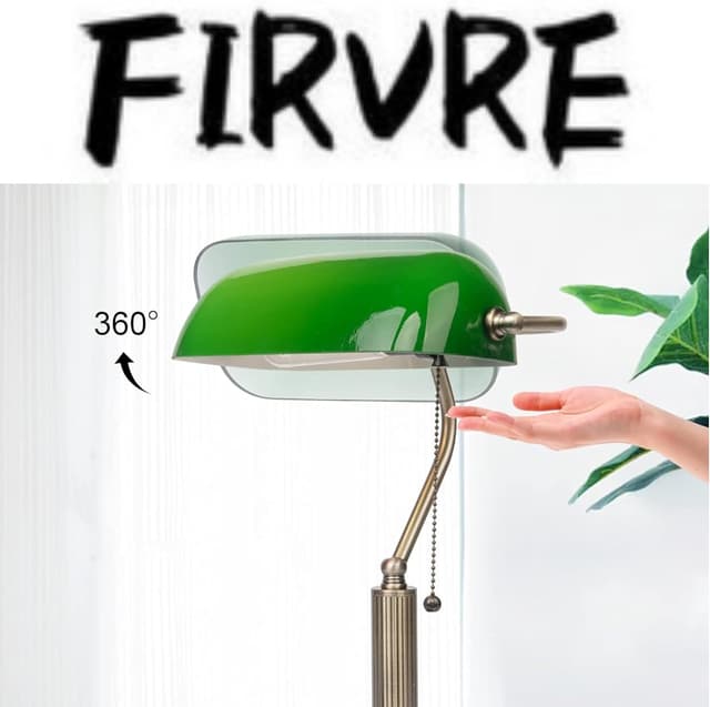 Thumbnail 3 de FIRVRE Bankers Desk Lamp