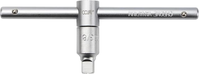 Detalle de CCLIFE kit bouchon de vidange 21 pièces en entraînement 3/8" avec poignée coulissante