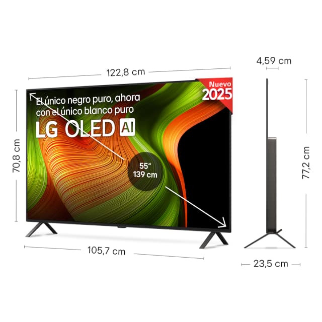 Detalle 2 de LG OLED55B56LA TV 4K AI B5 OLED Smart TV