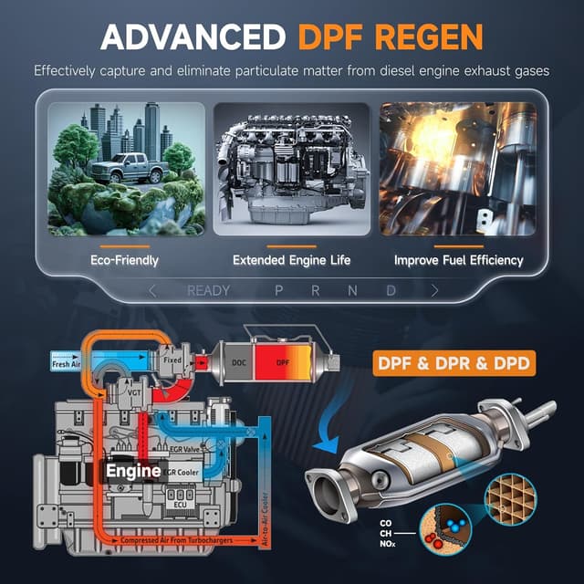 Detalle 2 de FOXWELL HD500 heavy duty truck scanner 🚚
