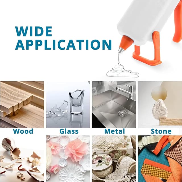 Thumbnail 4 de Tilswall Hot Glue Gun Kit 50W for Crafting