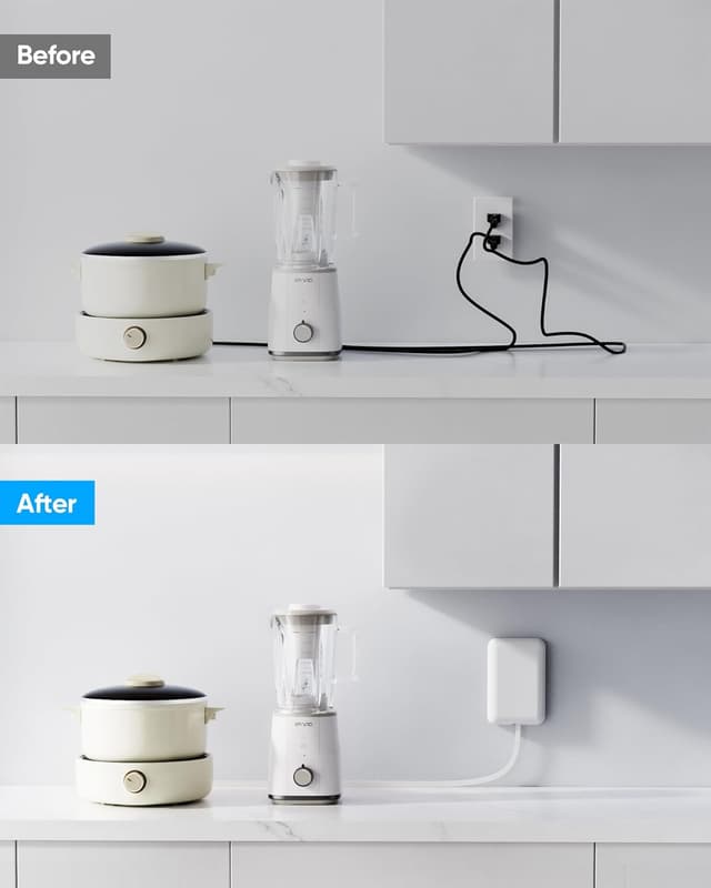 Detalle de olcorife Flat Extension Cable, 5 ft, 6 Outlets ๐