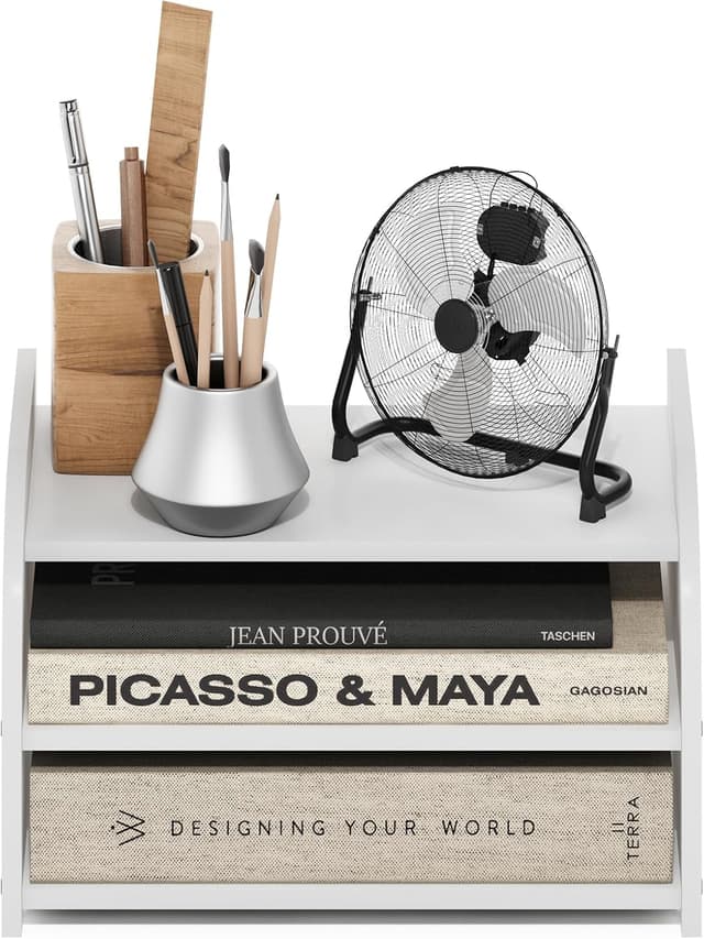 Detalle 2 de Furinno CLASSIC rialzo monitor a 3 livelli