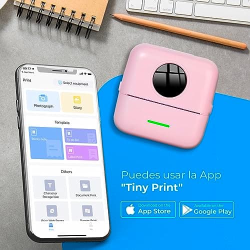Thumbnail 4 de NK Impresora Fotográfica Portátil rosa 📷