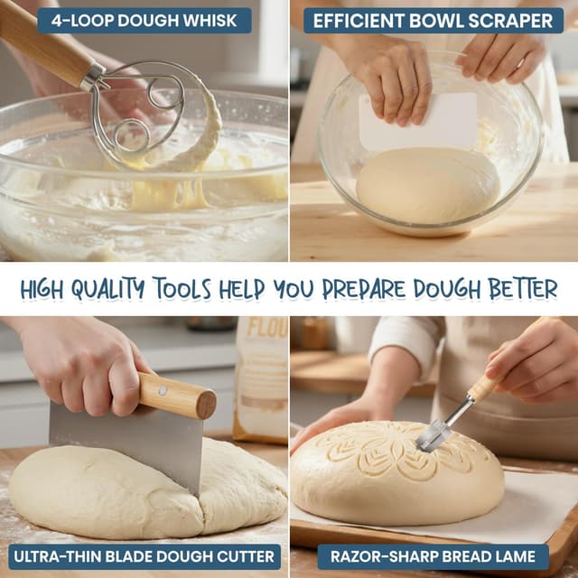 Thumbnail 3 de Rorecay Complete Sourdough Starter Kit 9" 🍞