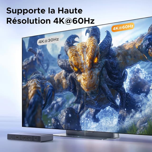 Thumbnail 4 de UGREEN KVM Switch HDMI USB C 4K 60Hz