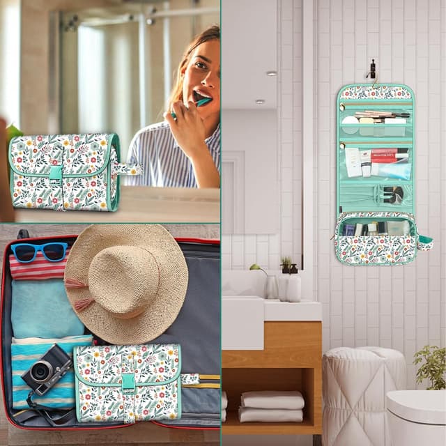 Thumbnail 6 de FINPAC Portable Toiletry Travel Wash Bag 28cm