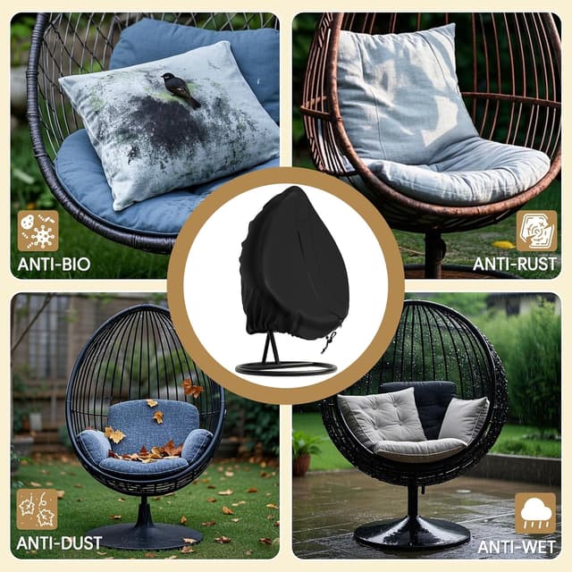 Detalle 2 de 420D Egg Chair Cover 190x115cm