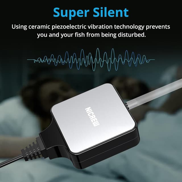 Thumbnail 2 de NICREW Air Pump 18 L/H ultra-quiet aquarium pump