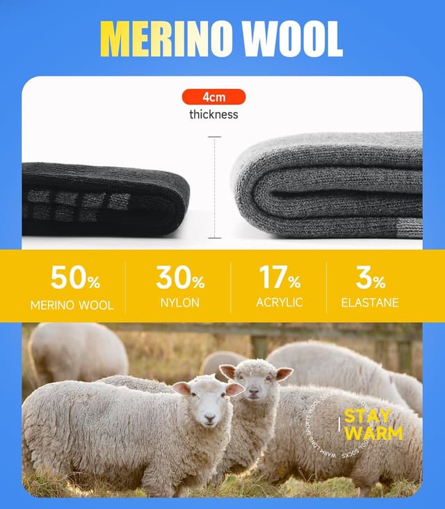 Thumbnail 2 de PULlOU Merino Wool Socks