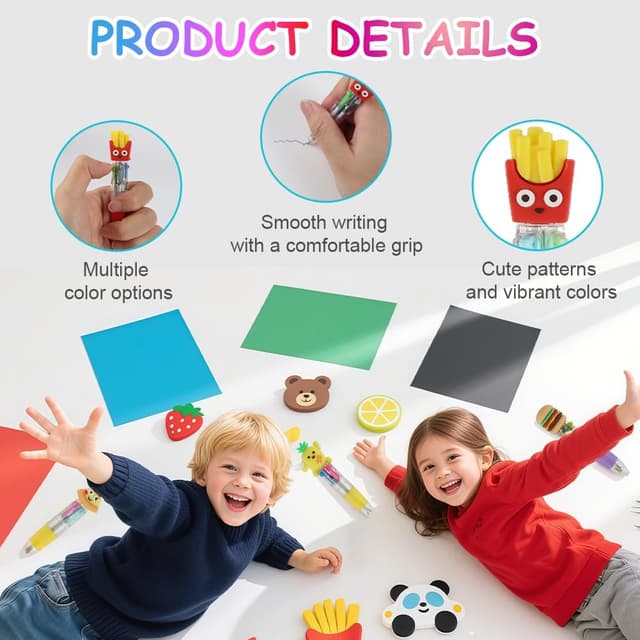 Thumbnail 2 de AOOSU Stylos à bille kawaii 26 pièces