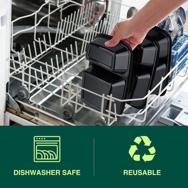 Thumbnail 4 de 32 oz Meal Prep Containers 50 Pack 🍱