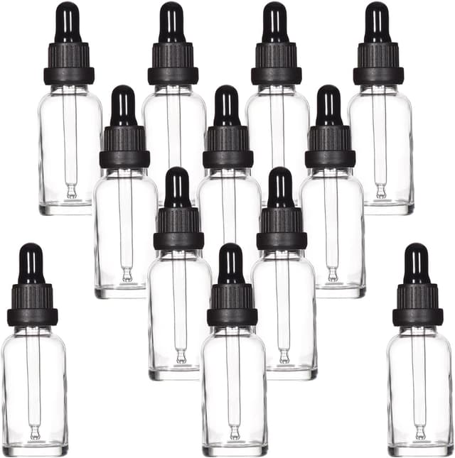 Detalle de YIZHAO Frasco cuentagotas 30ml transparente