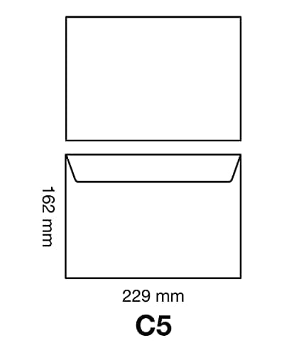 Detalle 2 de Clairefontaine 2542C Sobre C5 autoadhesivo 50 uds, 90 g/m² ✉