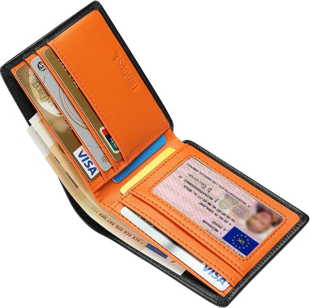 Detalle de Hoobest RFID blocking leather wallet