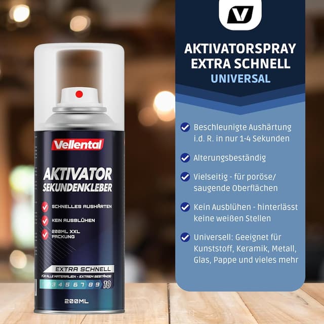 Thumbnail 3 de Sekundenkleber Aktivator Spray 200 ml extra stark