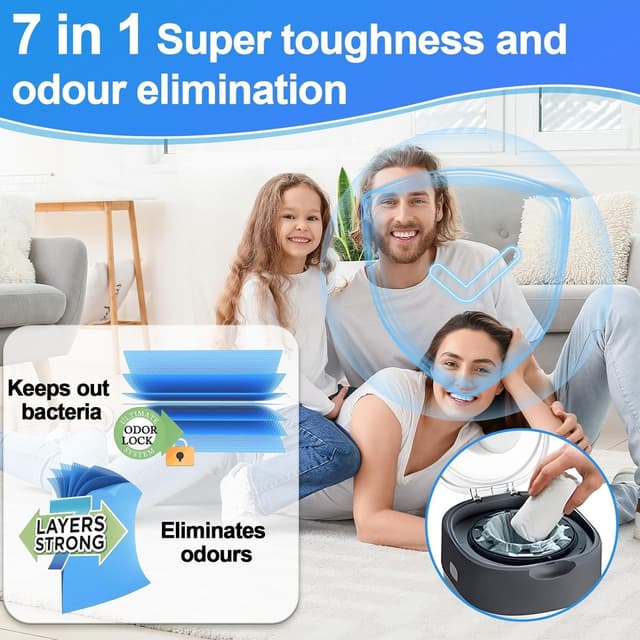 Detalle 2 de Recambios para cubos de pañales 18 PCS compatibles